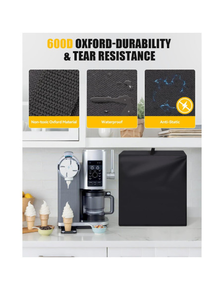 Cubierta para Máquina de Helados Ninja Swirl Creami 43x27x46cm