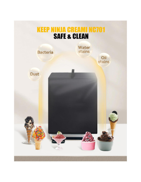 Cubierta para Máquina de Helados Ninja Swirl Creami 43x27x46cm
