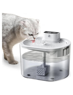 Fuente de Agua Inalámbrica HSL 2.5L para Gatos y Perros Pequeños