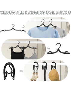 24 Perchas de Viaje Plegables Trubetter Antideslizantes 2