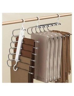 Perchas Plegables LRanch - Ahorra Espacio, 32.8x6.4 cm, 2 Piezas