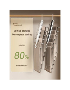 Perchas Plegables LRanch - Ahorra Espacio, 32.8x6.4 cm, 2 Piezas 2