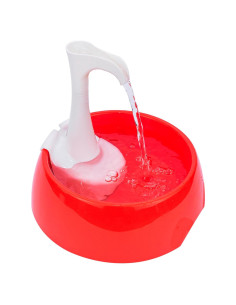 Fuente de Agua Automática para Mascotas Amicus 1.2L - Rojo