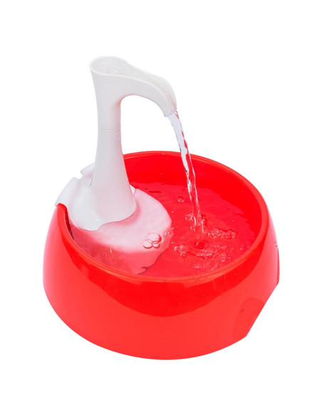 Fuente de Agua Automática para Mascotas Amicus 1.2L - Rojo