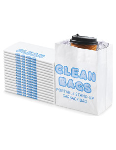 Bolsas de Basura Adhesivas para Autos Etenpo 60 PCS 25.7x19.3 cm