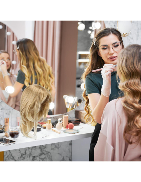 Soporte de Sombrero Acrílico Leinuosen 30.48 cm 8 Pcs Antideslizante