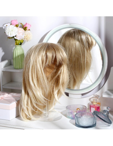 Soporte de Sombrero Acrílico Leinuosen 30.48 cm 8 Pcs Antideslizante