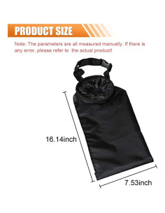 3 Bolsas de Basura Colgantes LHDOS para Auto - 40.96 cm 2