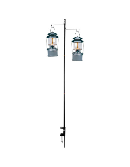 Soporte de Linterna de Camping Phuma - Aluminio Negro Ajustable