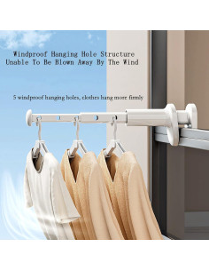 Soporte de Ropa Plegable Portátil MysDlanG para Viaje 2