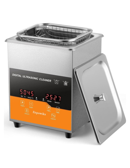 Limpiador Ultrasónico Enpowiks 2L para Joyería y Gafas