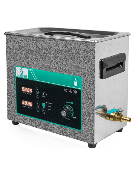 Limpiador Ultrasónico 6L SupRUCCI 180W Ajustable para Piezas