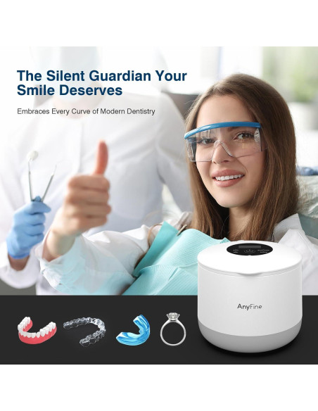 Limpiador Ultrasónico AnyFine A3-FPZD-OIJ9 para Dentaduras y Joyería