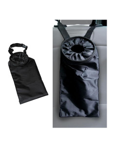 Bolsa de Basura Plegable para Autos Lecctso 2 Galones Negra