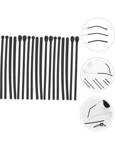 EXCEART 12 Pares de Consejos de Silicona para Gafas Antideslizantes 2