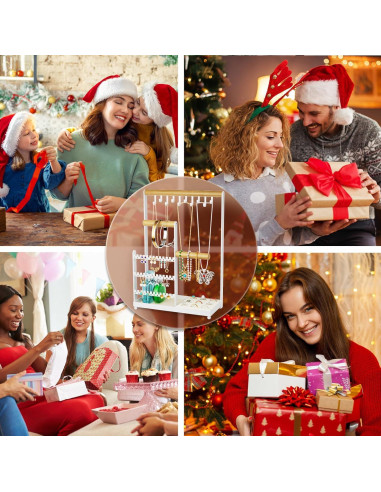 Soporte Organizador de Joyería Coobest Blanco 5 Niveles