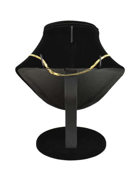 Exhibidor de Joyería MOOCA Terciopelo Negro Ajustable 22.5cm