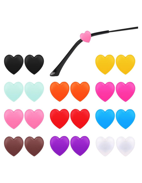 11 Pares de Ganchos Antideslizantes para Gafas Silicona FdcLixuvol