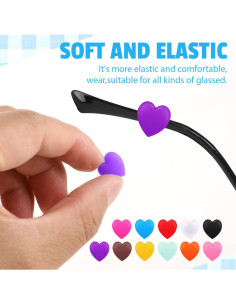 11 Pares de Ganchos Antideslizantes para Gafas Silicona FdcLixuvol 2