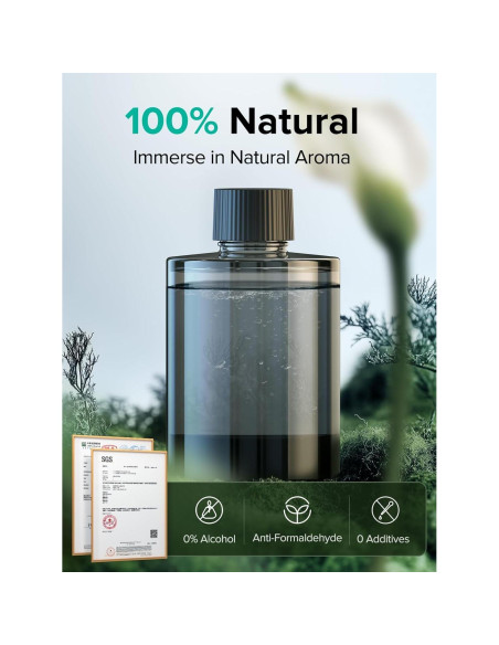 Ambientador de Coche Ceeniu CF3 135ml Auto ON/OFF Luz Azul