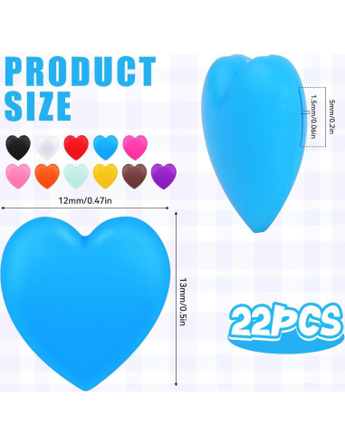 11 Pares de Ganchos Antideslizantes para Gafas Silicona FdcLixuvol