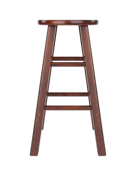 Conjunto de Taburetes de Cocina Winsome Element 2 Piezas Nogal 61 cm