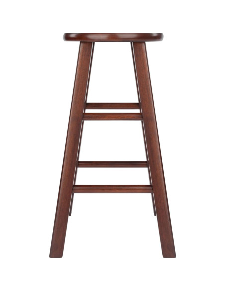 Conjunto de Taburetes de Cocina Winsome Element 2 Piezas Nogal 61 cm