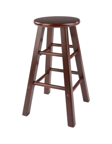 Conjunto de Taburetes de Cocina Winsome Element 2 Piezas Nogal 61 cm