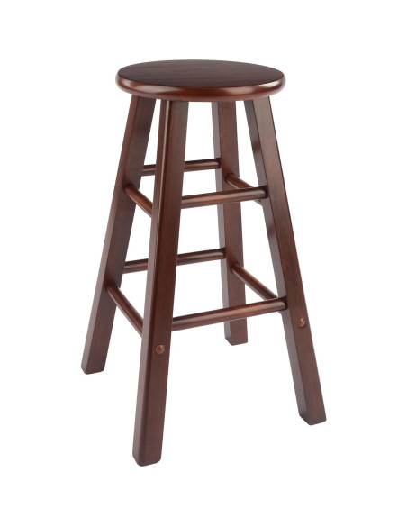 Conjunto de Taburetes de Cocina Winsome Element 2 Piezas Nogal 61 cm