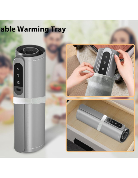 Alfombrilla Calentadora Eléctrica de Grafeno 500W con Temporizador