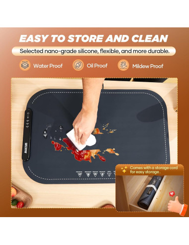 Bandeja Calentadora Eléctrica AUXTUR 61.1cm 3 Temperaturas Ajustables