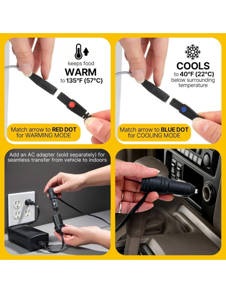 Koolatron Enfriador/Calentador Eléctrico 34L 12V Portátil
