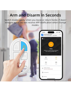 Sistema de Alarma Inalámbrico CPVAN para Hogar con 9 Piezas 2