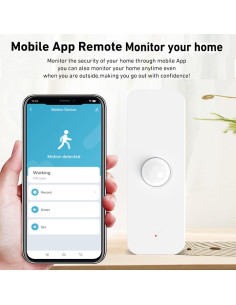 Sensor de Movimiento PIR WiFi Gaoducash TH05 Inalámbrico 2