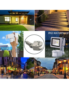 Detector de Movimiento PIR HANNAHONG Gris 12m Impermeable 2