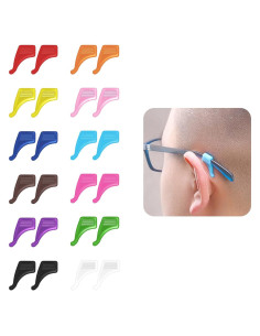 12 Ganchos de Silicona Antideslizantes SooGree para Gafas