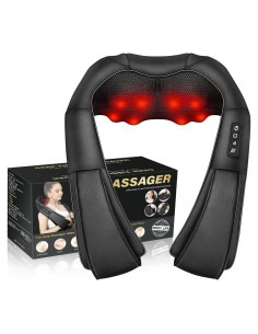 Masajeador Eléctrico de Cuello y Espalda WERTYI con Calor 3D