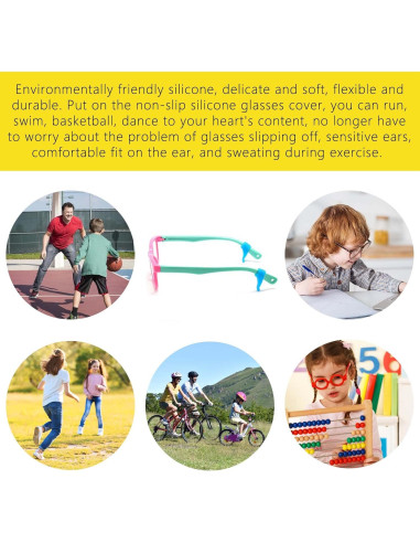 12 Ganchos de Silicona Antideslizantes SooGree para Gafas