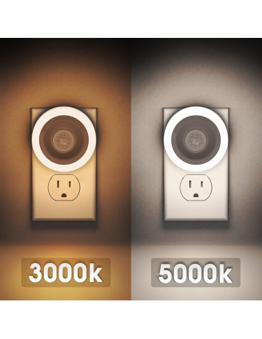 Luz Nocturna Briignite con Sensor de Movimiento 2 Pzas 0.6W