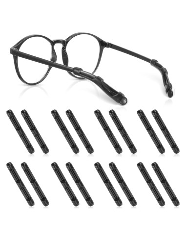 8 Pares Almohadillas Silicona Antideslizantes para Gafas BOHUIZ