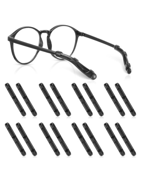 8 Pares Almohadillas Silicona Antideslizantes para Gafas BOHUIZ