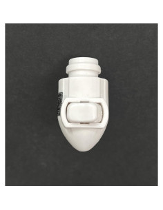 Enchufe de Luz Nocturna E12 con Interruptor On/Off Blanco 2