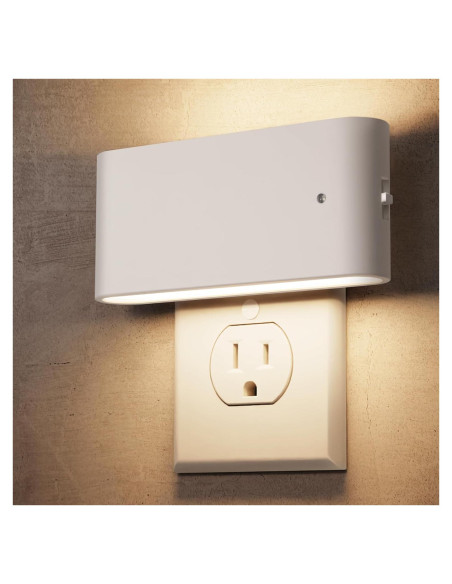 Luz Nocturna LED Regulable L LOHAS, 2 Paquete 100 Lúmenes