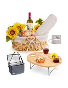 Set de Picnic para 2 Filano con Mesa, Manta y Bolsa Térmica