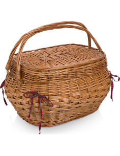 Cesta de Picnic Deluxe Picnic Time para 4 Personas - Tartán Rojo 2