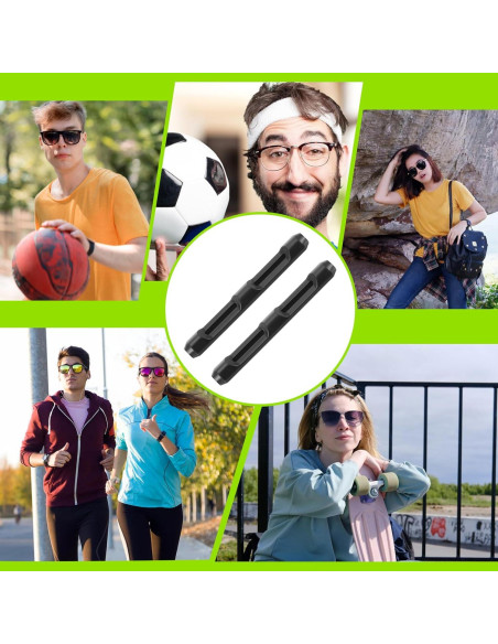 8 Pares Almohadillas Silicona Antideslizantes para Gafas BOHUIZ