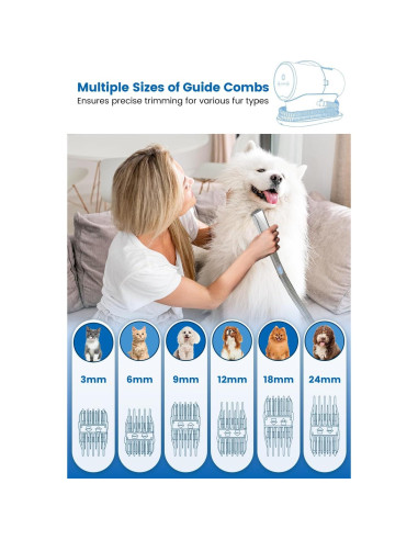 Aspiradora para Mascotas AIRROBO PG100 12000Pa 2L Silenciosa