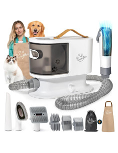 Aspiradora Acicalamiento Mascotas ExcegBot G20 12kPa 5 Herramientas