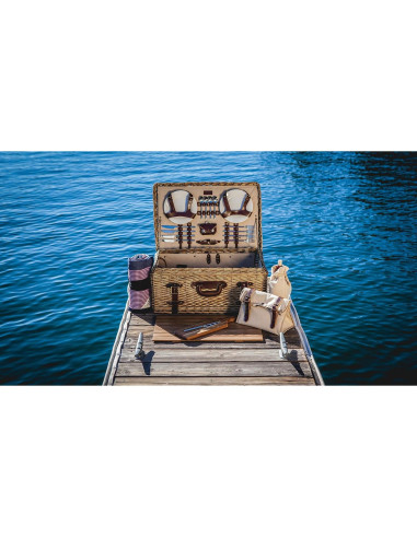Cesta de Picnic de Lujo PICNIC TIME Charleston para 4 Personas
