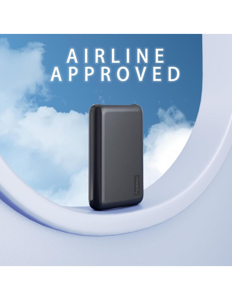 Cargador Portátil Miady 20000mAh 65W USB-C Rápido Negro